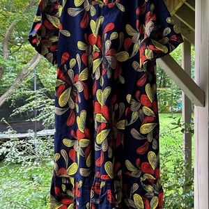 African Print 100% Cotton Dress